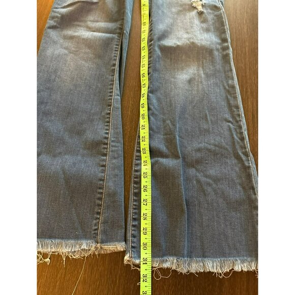 Sincerely Jules Wide Leg High-Rise Distressed Denim Jeans Size 9/29 - Picture 6 of 6